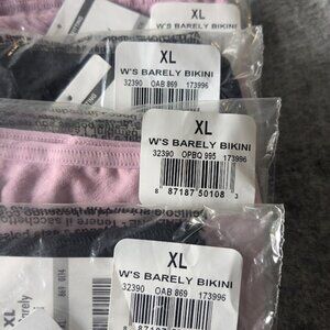 NEW 4x Patagonia Women's Barely Bikini Underwear - 2 Pink 2 Black
